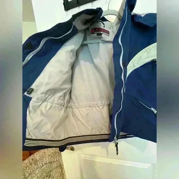 Blue Underground Navy Winter Jacket Womens Size Small - Picture 5 of 11